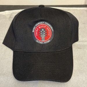 Alpine Texas Music Office Hat Cap OS Black Velcro